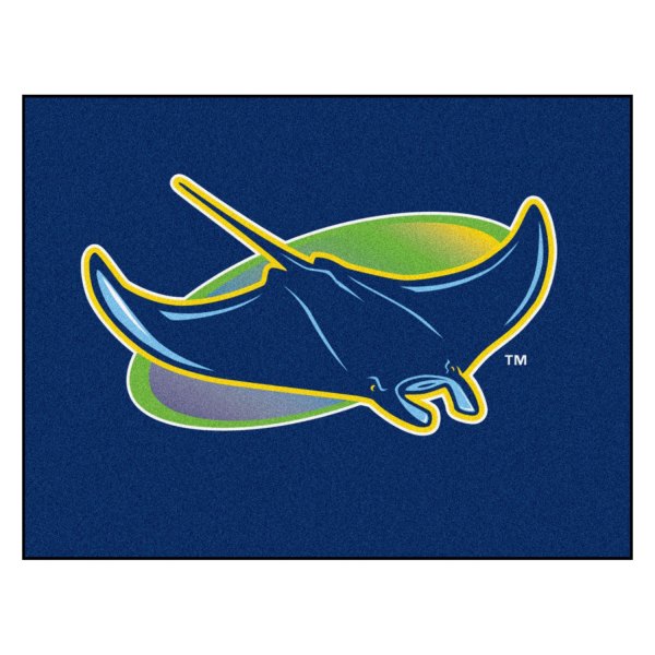 FanMats® - Tampa Bay Rays 33.75" x 42.5" Nylon Face All-Star Floor Mat with "Ray" Logo