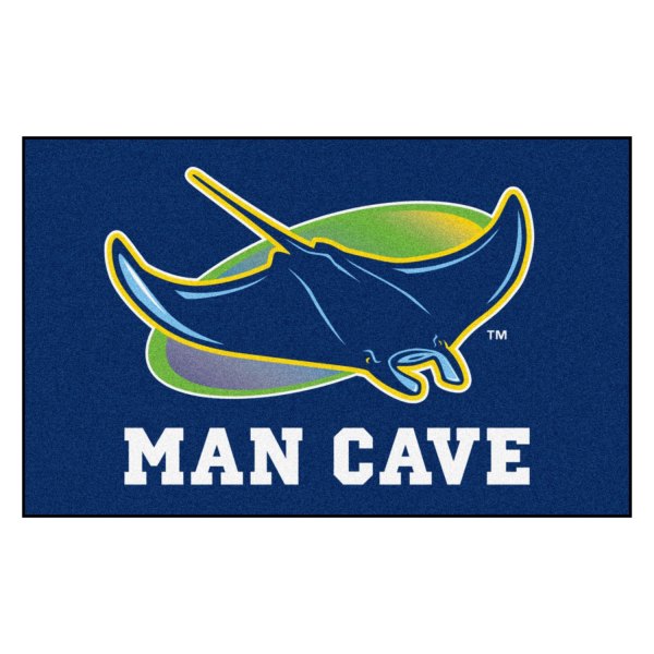FanMats® - Tampa Bay Rays 60" x 96" Nylon Face Man Cave Ulti-Mat with "Ray" Logo