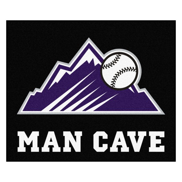FanMats® - Colorado Rockies 59.5" x 71" Nylon Face Man Cave Tailgater Mat