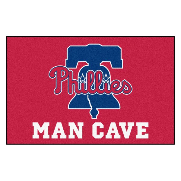 FanMats® - Philadelphia Phillies 19" x 30" Nylon Face Man Cave Starter Mat