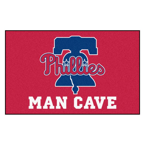 FanMats® - Philadelphia Phillies 60" x 96" Nylon Face Man Cave Ulti-Mat
