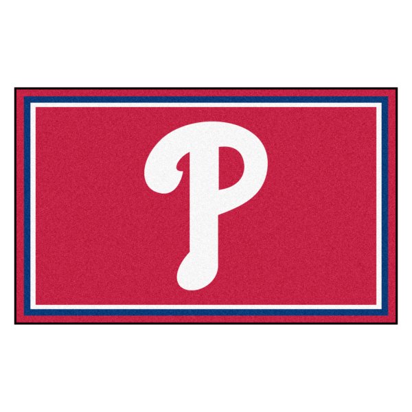 FanMats® - Philadelphia Phillies 48" x 72" Nylon Face Plush Floor Rug