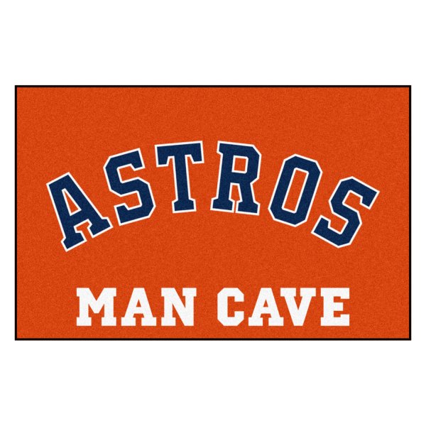 FanMats® - Houston Astros 19" x 30" Nylon Face Man Cave Starter Mat