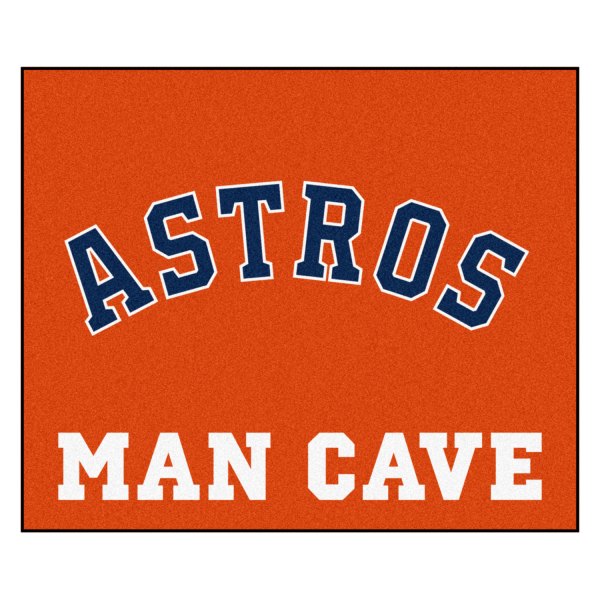 FanMats® - Houston Astros 59.5" x 71" Nylon Face Man Cave Tailgater Mat