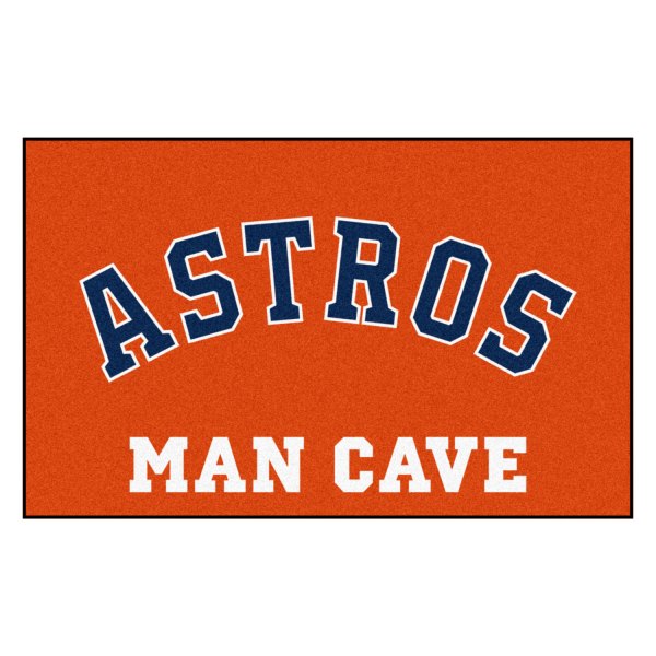 FanMats® - Houston Astros 60" x 96" Nylon Face Man Cave Ulti-Mat