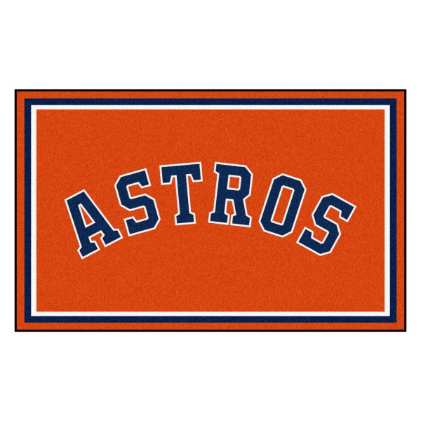 FanMats® - Houston Astros 48" x 72" Nylon Face Plush Floor Rug