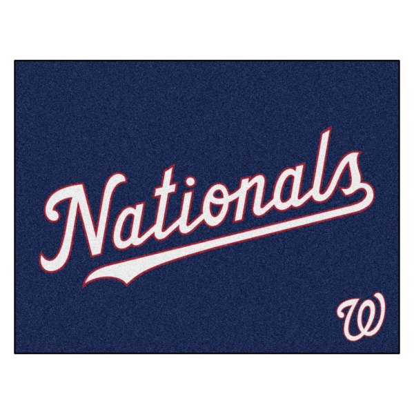 FanMats® - Washington Nationals 33.75" x 42.5" Nylon Face All-Star Floor Mat