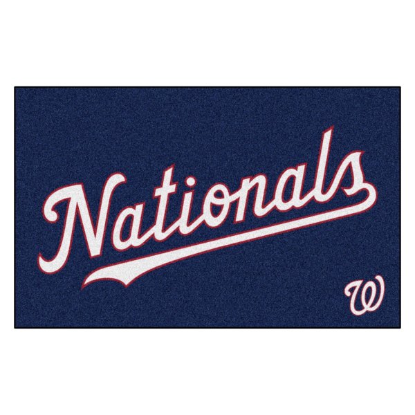 FanMats® - Washington Nationals 60" x 96" Nylon Face Ulti-Mat