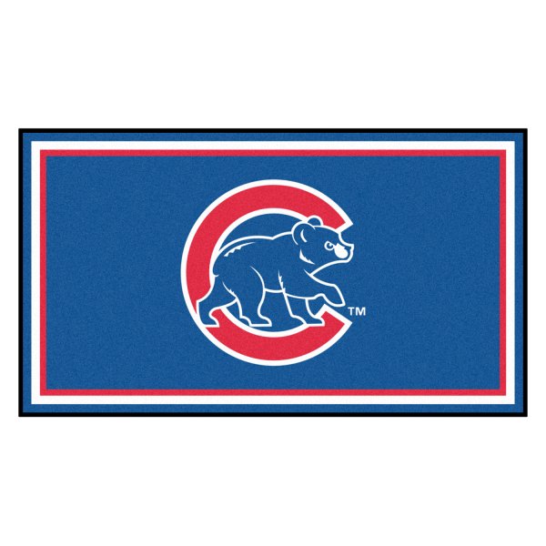 FanMats® - Chicago Cubs 36" x 60" Nylon Face Plush Floor Rug