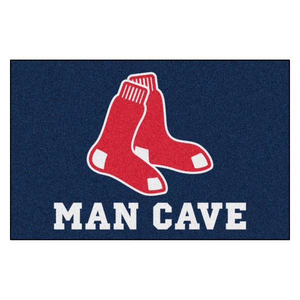 FanMats® - Boston Red Sox 19" x 30" Nylon Face Man Cave Starter Mat