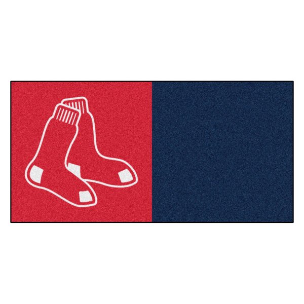 FanMats® - Boston Red Sox 18" x 18" Nylon Face Team Carpet Tiles