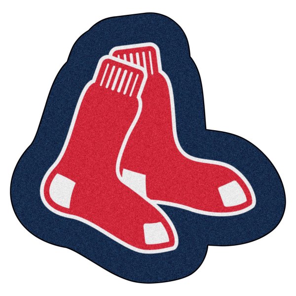 FanMats® - Boston Red Sox 33.5" x 36" Nylon Face Mascot Floor Mat