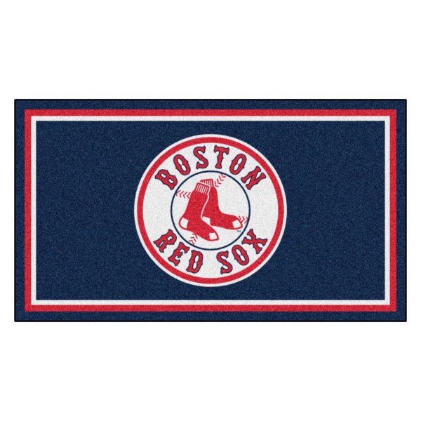FanMats® - Boston Red Sox 36" x 60" Nylon Face Plush Floor Rug