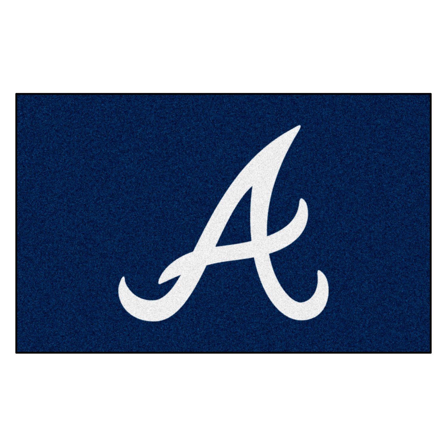 Fanmats 29197 Atlanta Braves 30 x 32.6 Nylon Face Mascot Floor Mat