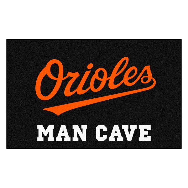 FanMats® - Baltimore Orioles 60" x 96" Nylon Face Man Cave Ulti-Mat