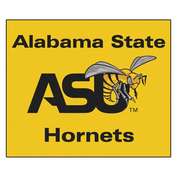 FanMats® - Alabama State University 59.5" x 71" Nylon Face Tailgater Mat with "ASU Hornet" Logo