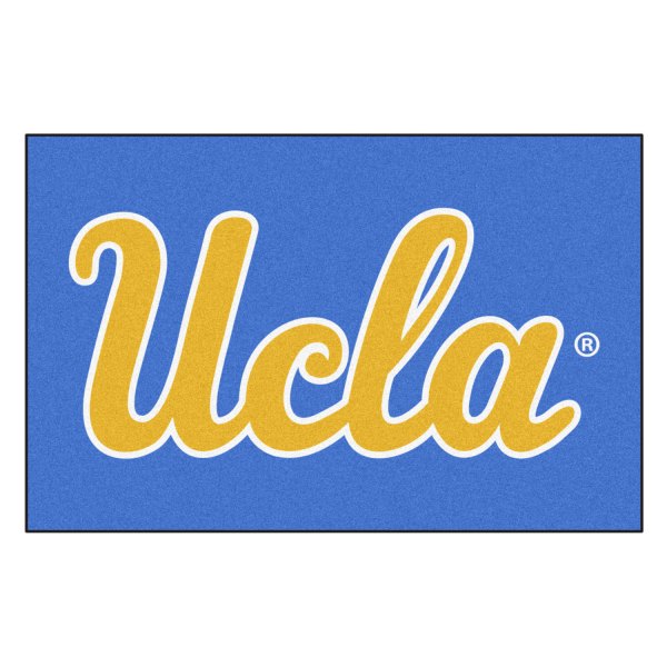 FanMats® - University of California (Los Angeles) 19" x 30" Nylon Face Starter Mat with "script UCLA" Logo