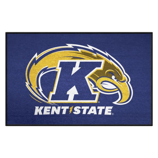 FanMats® - Kent State University 19" x 30" Nylon Face Starter Mat with "K & Golden Eagle" Logo