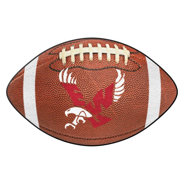 FanMats® - Eastern Washington University 20.5" x 32.5" Nylon Face Football Ball Floor Mat with "EWU Eagle" Logo