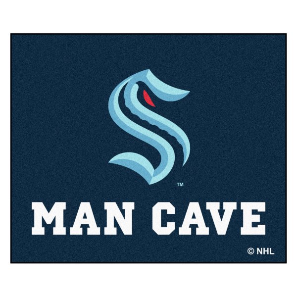 FanMats® - Seattle Kraken 59.5" x 71" Nylon Face Man Cave Tailgater Mat