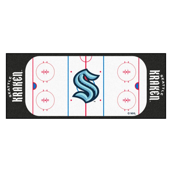 FanMats® - Seattle Kraken 30" x 72" Nylon Face Hockey Rink Runner Mat