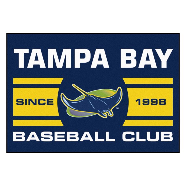 FanMats® - Tampa Bay Rays 19" x 30" Nylon Face Starter Mat