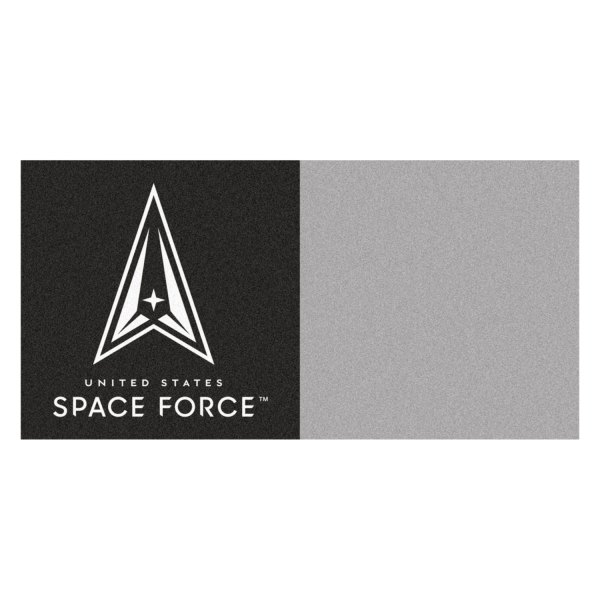 FanMats® - U.S. Space Force 18" x 18" Nylon Face Team Carpet Tiles