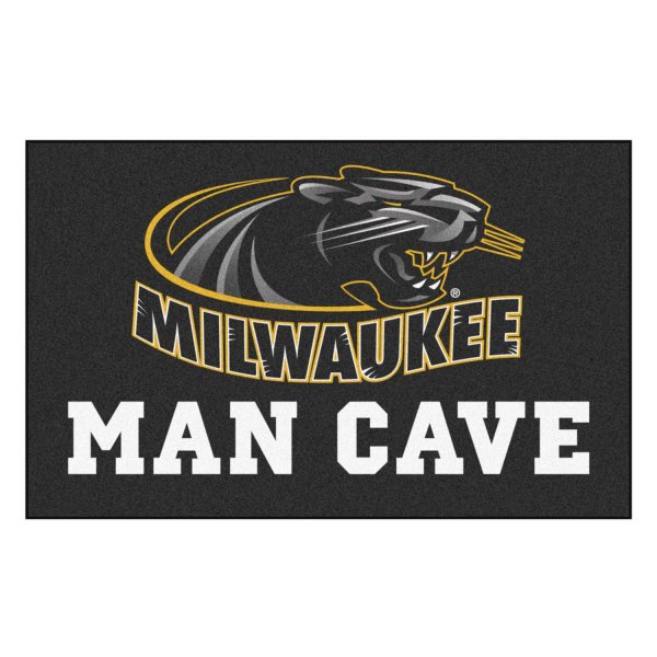 FanMats® - University of Wisconsin-Milwaukee 60" x 96" Nylon Face Man Cave Ulti-Mat