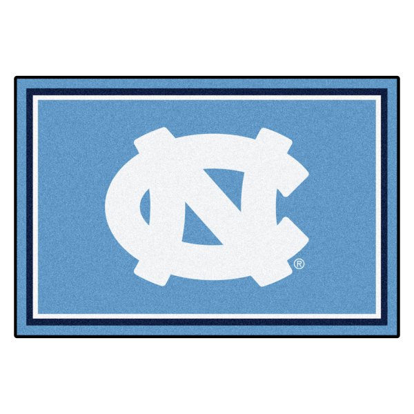 FanMats® - University of North Carolina (Chapel Hill) 60" x 96" Nylon Face Ultra Plush Floor Rug with "NC" Logo