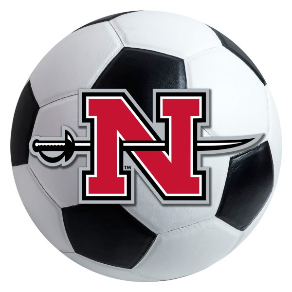 FanMats® - Nicholls State University 27" Dia Nylon Face Soccer Ball Floor Mat with "N" Logo