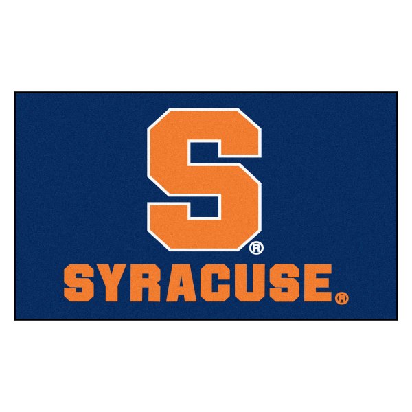 FanMats® - Syracuse University 19" x 30" Nylon Face Starter Mat with "S" Logo & "Syracuse" Wordmark