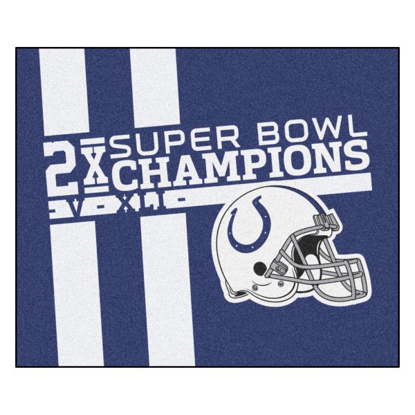 FanMats® - "Dynasty" Indianapolis Colts 59.5" x 71" Nylon Face Tailgater Mat