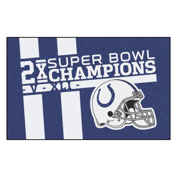FanMats® - "Dynasty" Indianapolis Colts 60" x 96" Nylon Face Ulti-Mat
