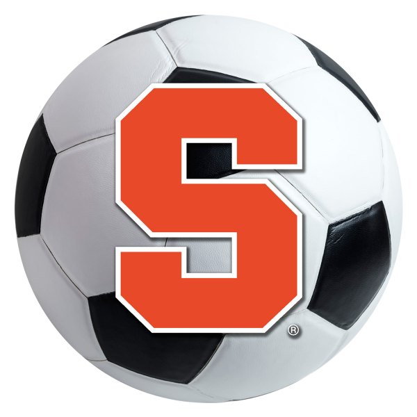 FanMats® - Syracuse University 27" Dia Nylon Face Soccer Ball Floor Mat with "Block S" Logo