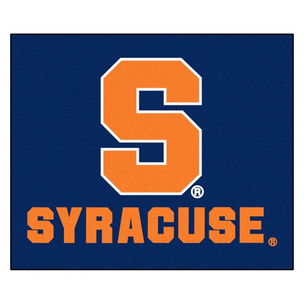 FanMats® - Syracuse University 59.5" x 71" Nylon Face Tailgater Mat with "S" Logo & "Syracuse" Wordmark