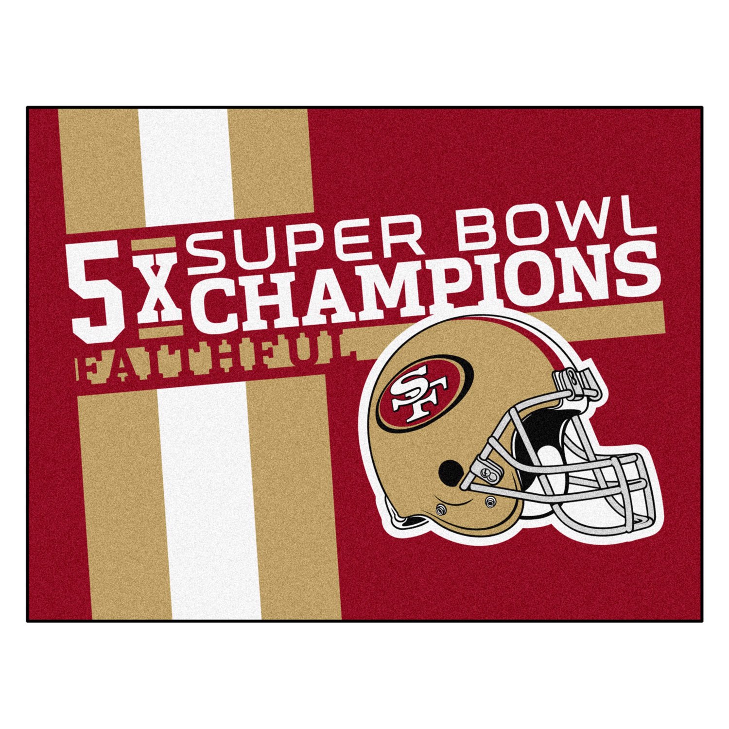 NFL San Francisco 49ers 5' x 8' Ulti-Mat