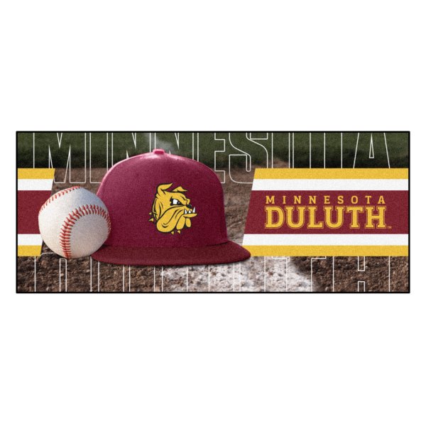 FanMats® - University of Minnesota-Duluth 27" Dia Nylon Face Baseball Ball Floor Mat