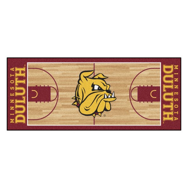 FanMats® - University of Minnesota-Duluth 27" Dia Nylon Face Basketball Ball Floor Mat