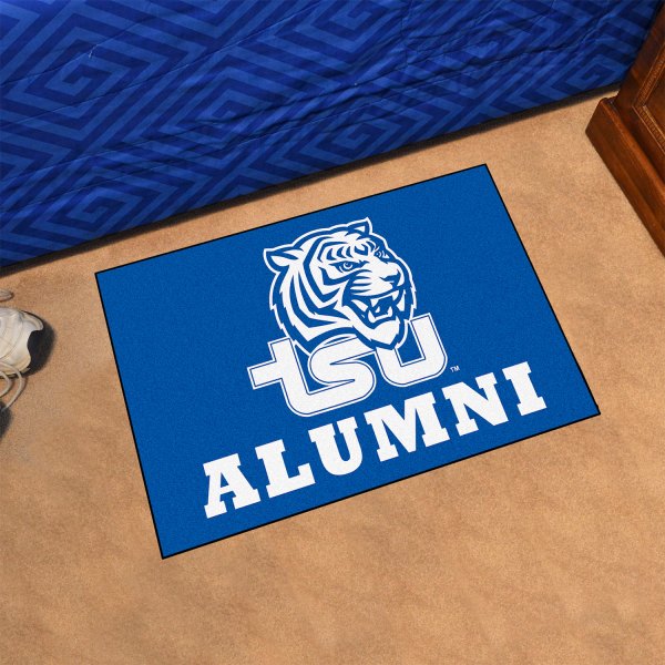 FanMats® - "Alumni" Tennessee State University 19" x 30" Nylon Face Starter Mat with "Tiger & TSU" Logo