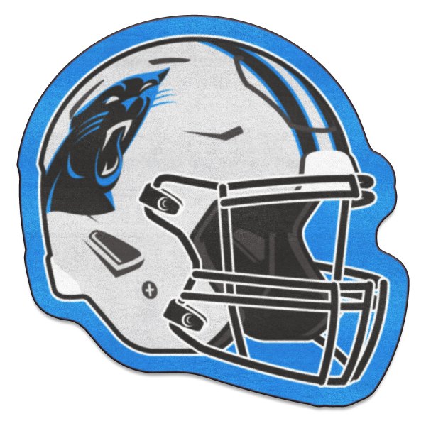 FanMats® - Carolina Panthers 36" x 21" Nylon Face Helmet Mascot Mat