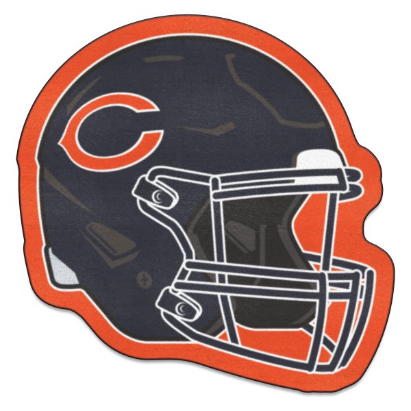 FanMats® - Chicago Bears 36" x 21" Nylon Face Helmet Mascot Mat