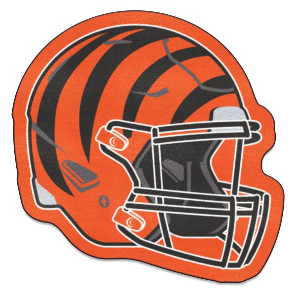 FanMats® - Cincinnati Bengals 36" x 26.5" Nylon Face Helmet Mascot Mat