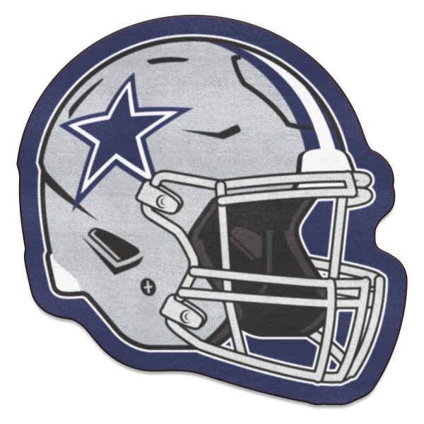 FanMats® - Dallas Cowboys 36" x 34.3" Nylon Face Helmet Mascot Mat