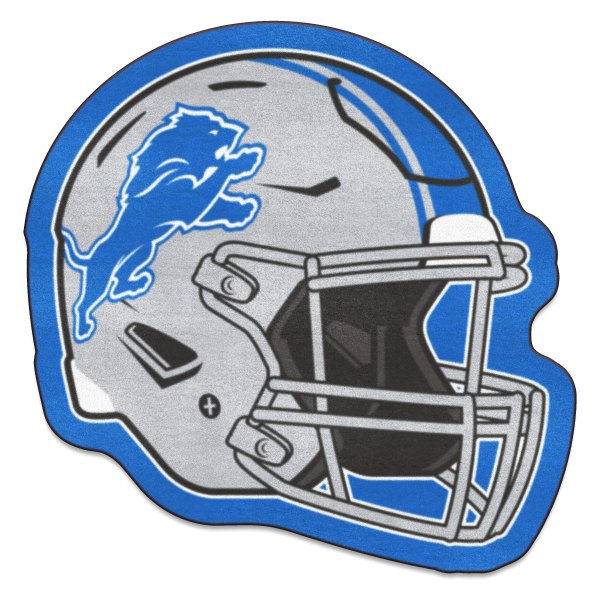 FanMats® - Detroit Lions 36" x 28.1" Nylon Face Helmet Mascot Mat