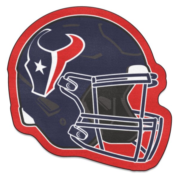 FanMats® - Houston Texans 36" x 33.3" Nylon Face Helmet Mascot Mat