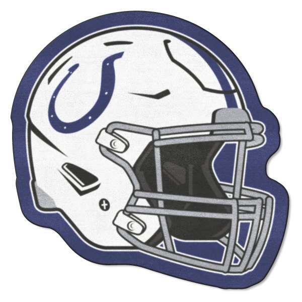 FanMats® - Indianapolis Colts 34.25" x 36" Nylon Face Helmet Mascot Mat