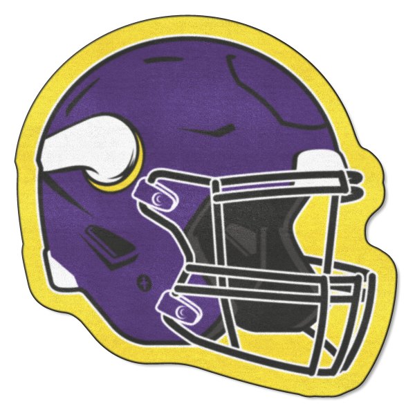 FanMats® - Minnesota Vikings 30.15" x 36" Nylon Face Helmet Mascot Mat