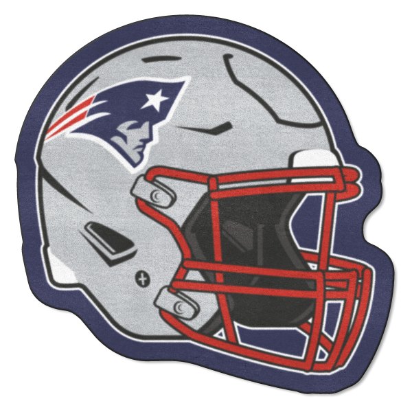 FanMats® - New England Patriots 36" x 19.1" Nylon Face Helmet Mascot Mat