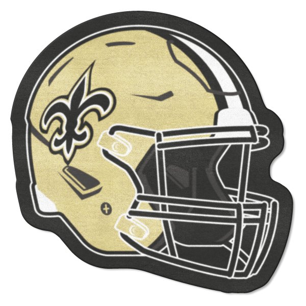 FanMats® - New Orleans Saints 30.3" x 36" Nylon Face Helmet Mascot Mat