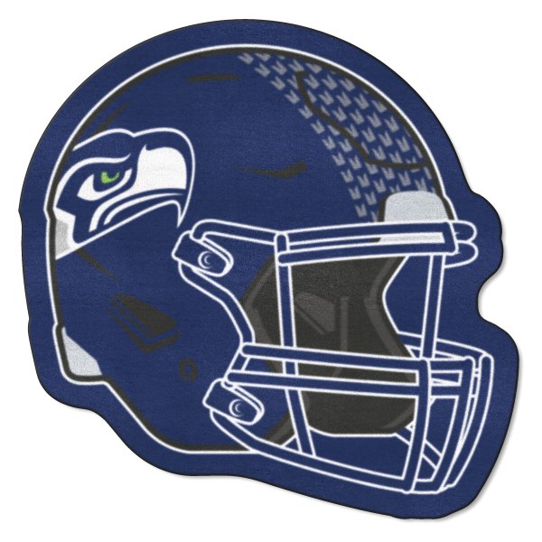 FanMats® - Seattle Seahawks 36" x 18.3" Nylon Face Helmet Mascot Mat